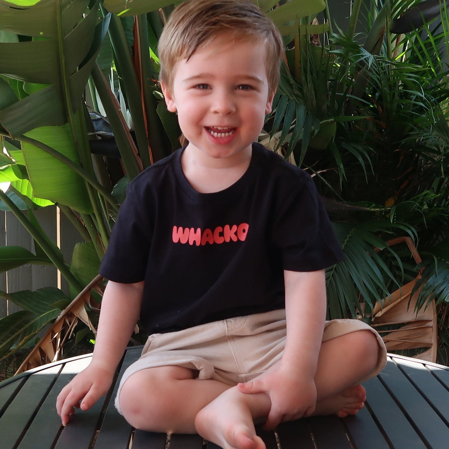 Kids Basic tshirt, front view, Whacko Clothing
