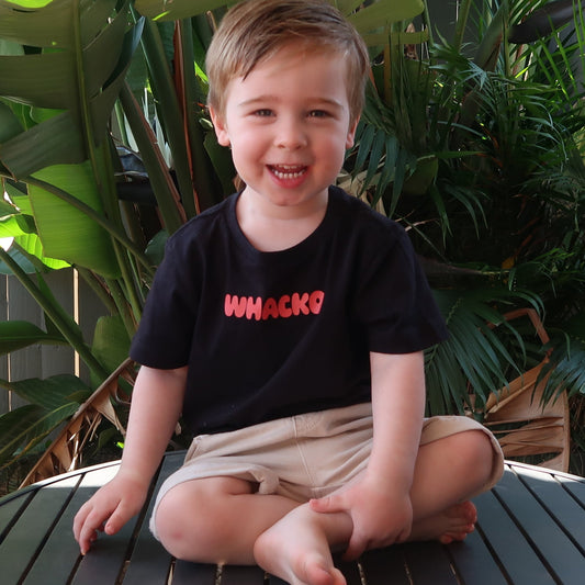 Kids Basic tshirt, front view, Whacko Clothing